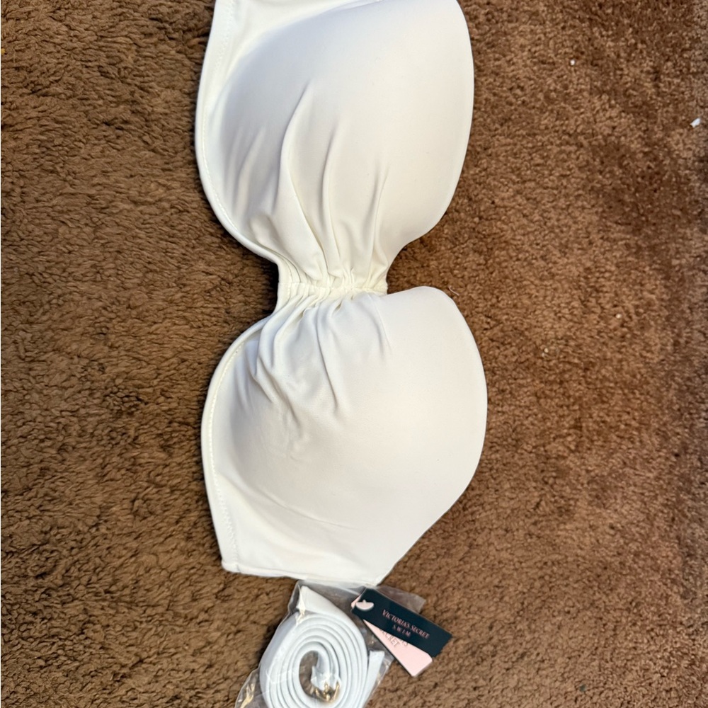 Victoria's Secret White Bikini Top